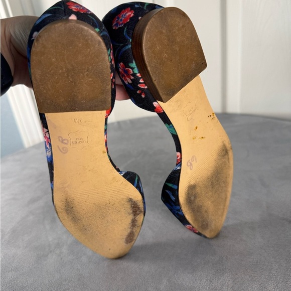 Talbots Edison Botanical Floral Pointed Toe Flats Womens Size 7 - Picture 6 of 8